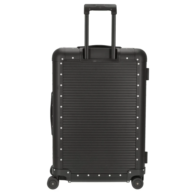 FPM Milano Bank aluminum Spinner 68 - 4-Rollen-Trolley 66 cm (caviar black)