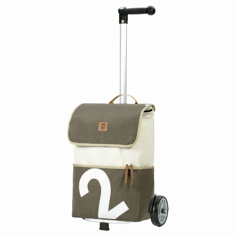 Andersen Unus Shopper 360° - Einkaufstrolley 57 cm (recycelt) (mole 2)