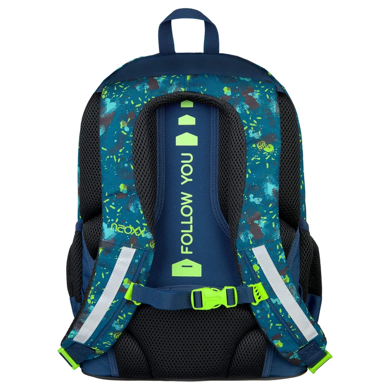 Neoxx FLOW - Schulrucksack 42.5 cm (Petrol extreme)