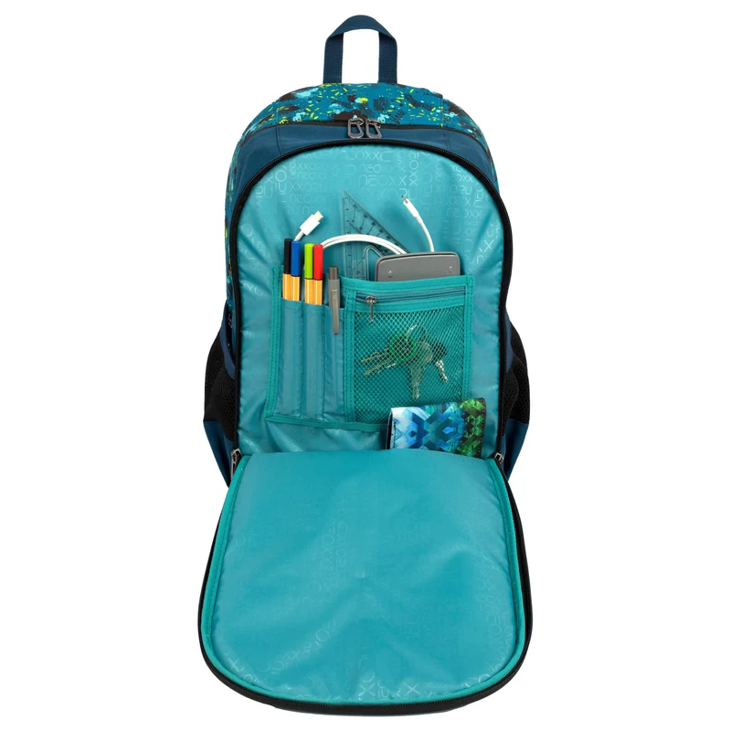 Neoxx FLOW - Schulrucksack 42.5 cm (Petrol extreme)