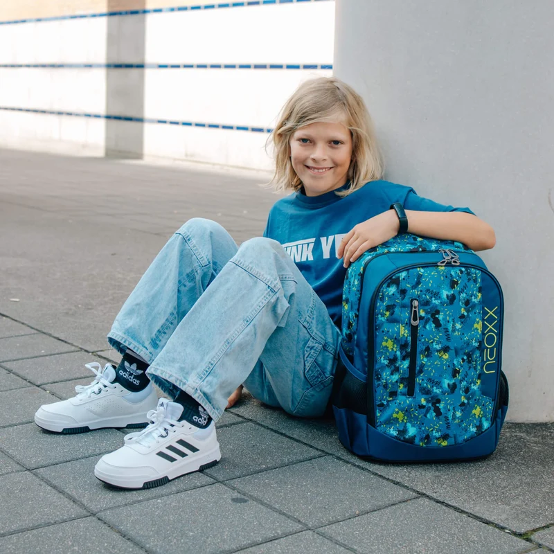 Neoxx FLOW - Schulrucksack 42.5 cm (Petrol extreme)