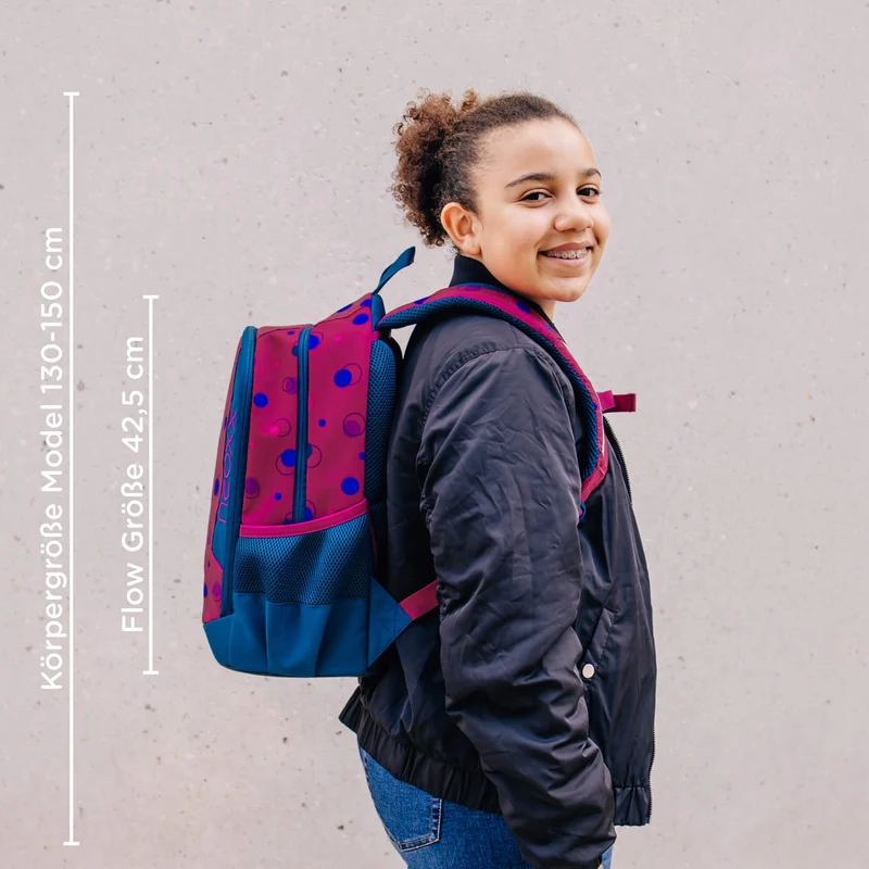 Neoxx FLOW - Schulrucksack 42.5 cm (Bubble me around)