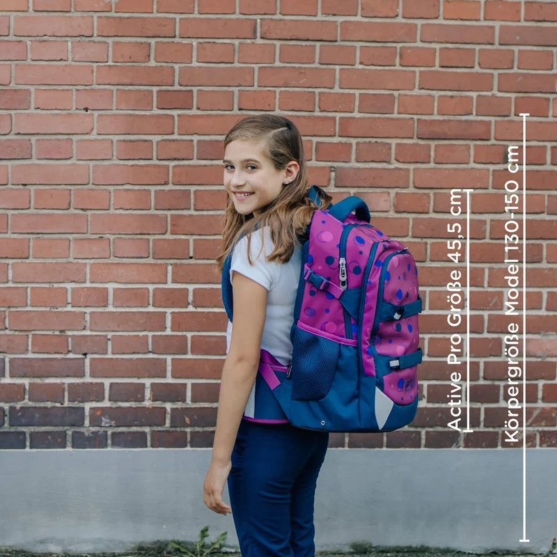 Neoxx ACTIVE PRO - Schulrucksack 45.5 cm (Bubble me around)
