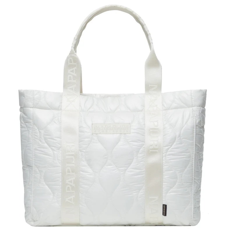 Napapijri Women's H-Nuage T - Shopper 42 cm (white heron)