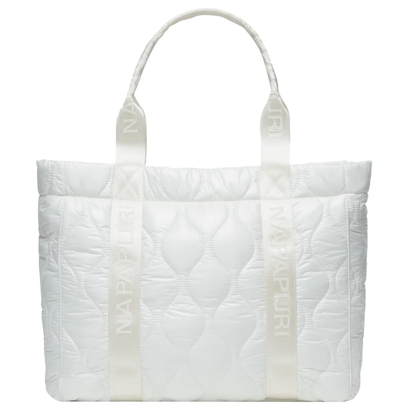 Napapijri Women's H-Nuage T - Shopper 42 cm (white heron)