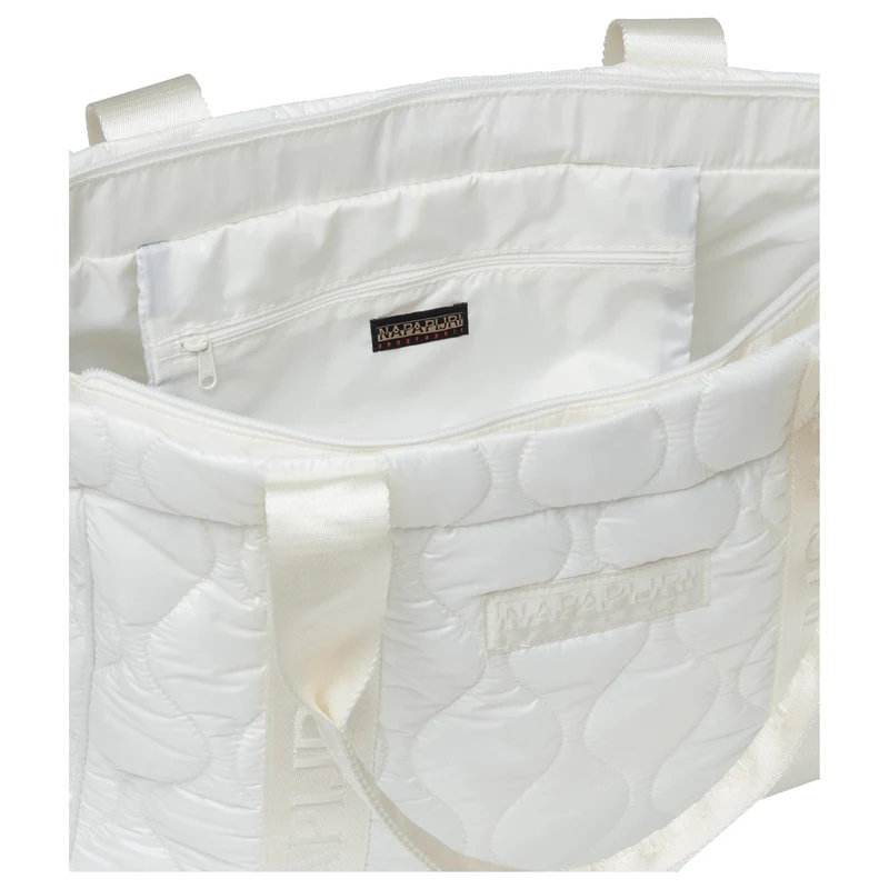 Napapijri Women's H-Nuage T - Shopper 42 cm (white heron)