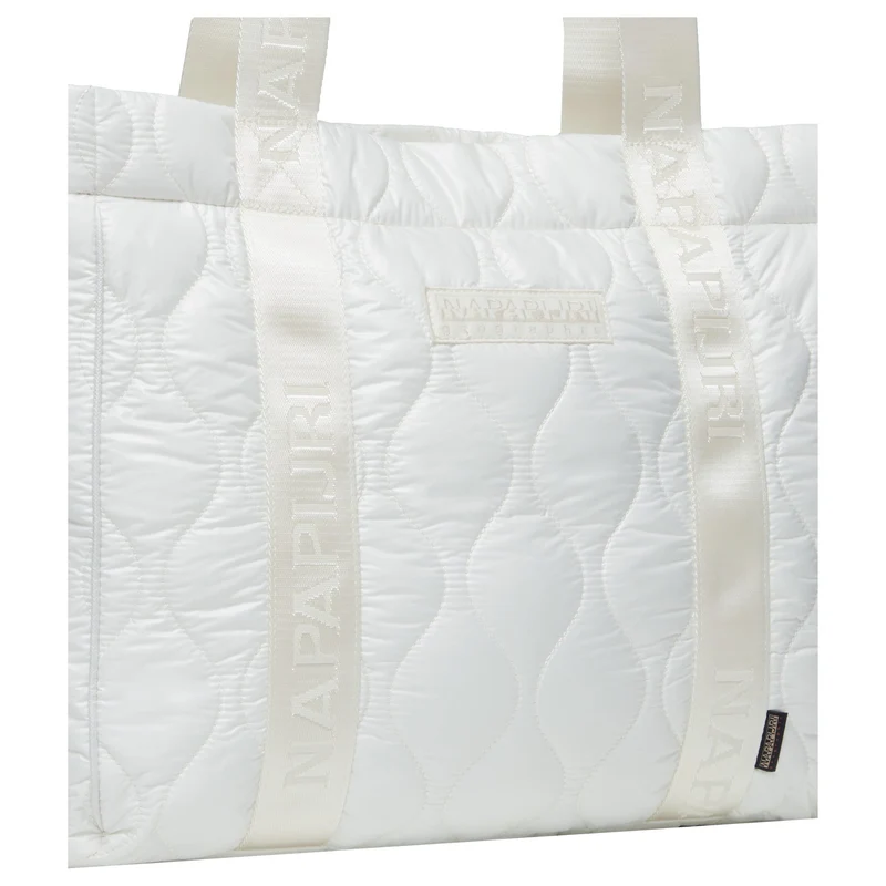 Napapijri Women's H-Nuage T - Shopper 42 cm (white heron)
