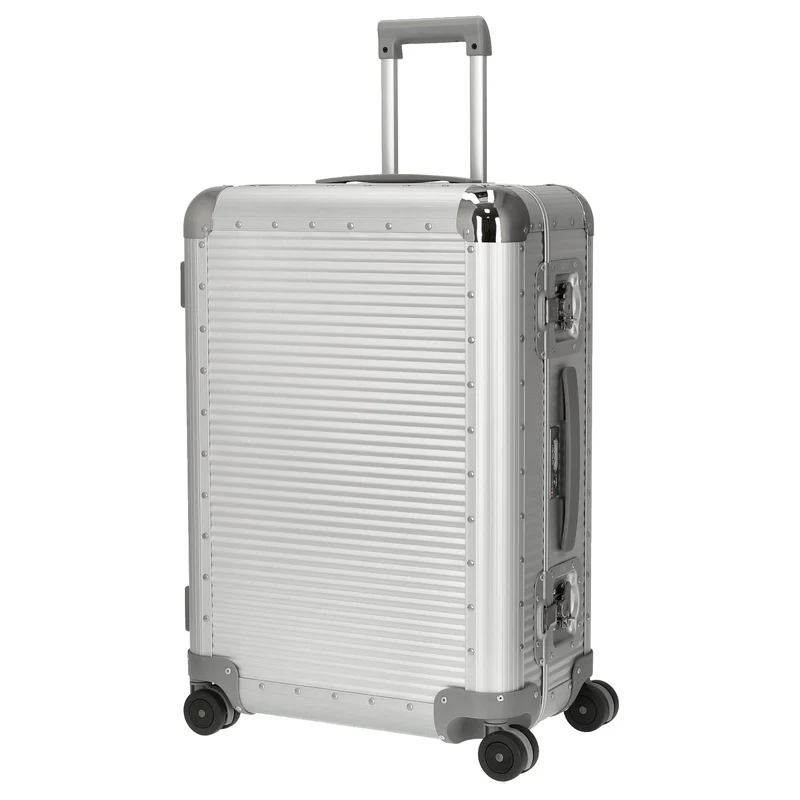 FPM Milano Bank S aluminum Spinner 68 - 4-Rollen-Trolley 66 cm (moonlight silver)