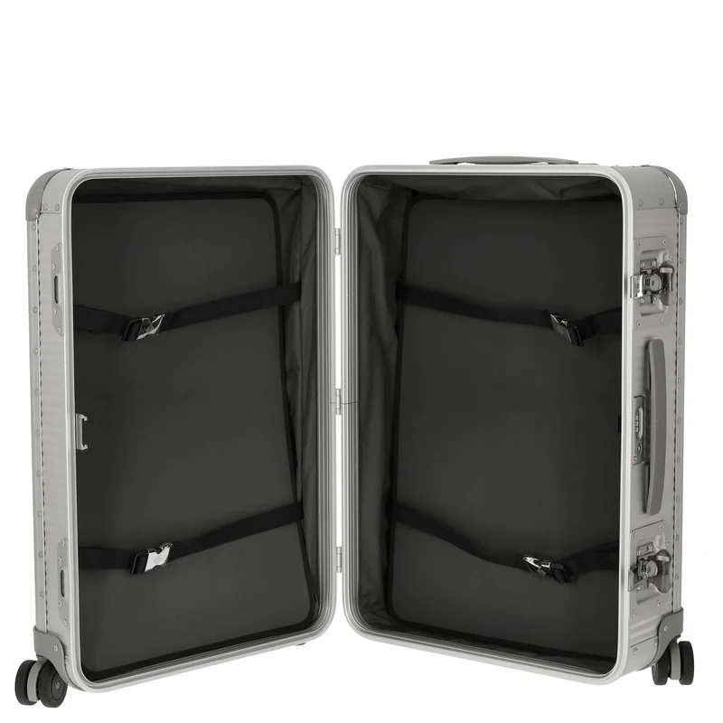 FPM Milano Bank S aluminum Spinner 68 - 4-Rollen-Trolley 66 cm (moonlight silver)