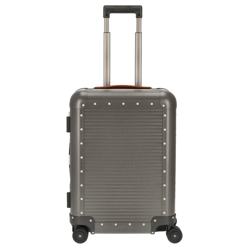 FPM Milano Bank aluminum Spinner 55 M - 4-Rollen-Kabinentrolley 55/25 cm (steel grey)