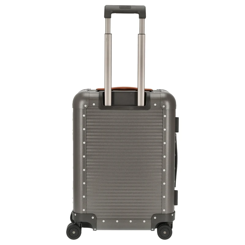 FPM Milano Bank aluminum Spinner 55 M - 4-Rollen-Kabinentrolley 55/25 cm (steel grey)