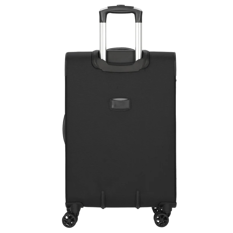 D&N Travel Line 6404 - 4-Rollen-Trolley M 68 cm (schwarz)