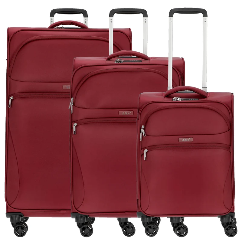 D&N Travel Line 9104 - Trolley-Set, 3tlg. (bordeaux)