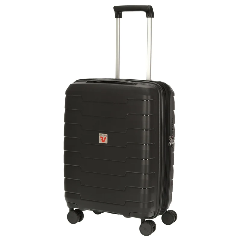 Roncato Skyline - 4-Rollen-Kabinentrolley S 55 cm erw. USB-Anschluss (nero)