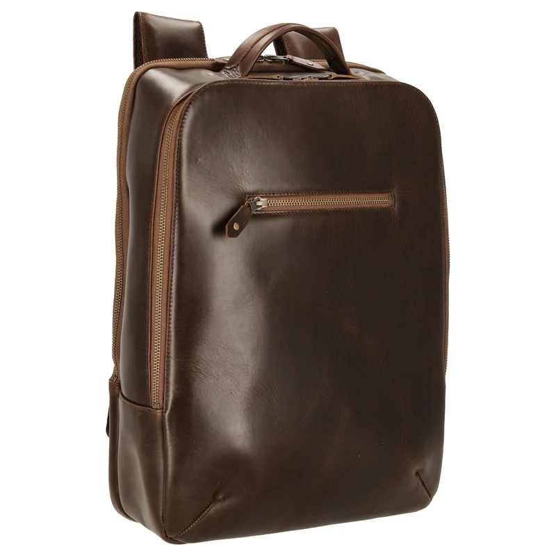 Buckle & Seam Leon - Rucksack 15" 41 cm (brown/dots)