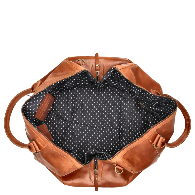 Buckle & Seam Willow Weekender - Reisetasche 50 cm (cognac)