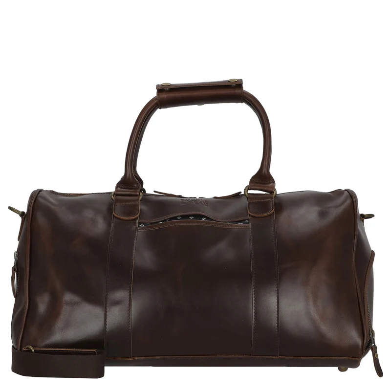 Buckle & Seam Collin - Reisetasche 48 cm (braun/dots)