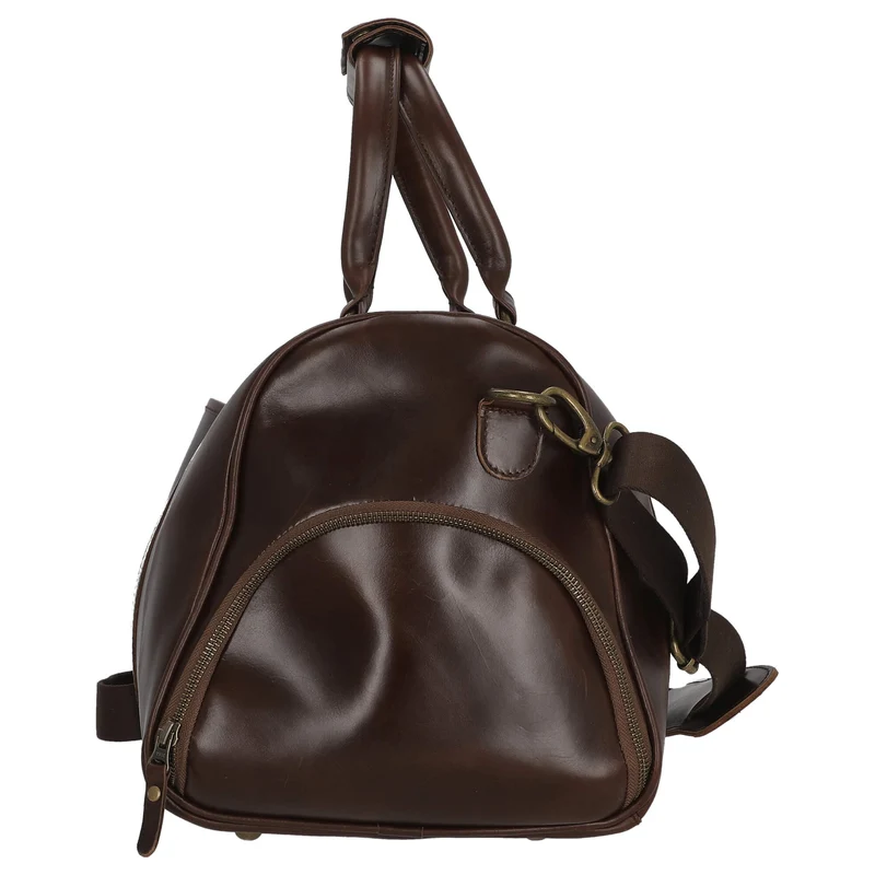 Buckle & Seam Collin - Reisetasche 48 cm (braun/dots)