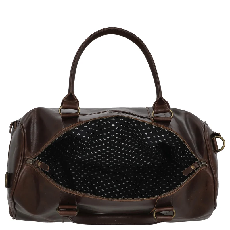 Buckle & Seam Collin - Reisetasche 48 cm (braun/dots)