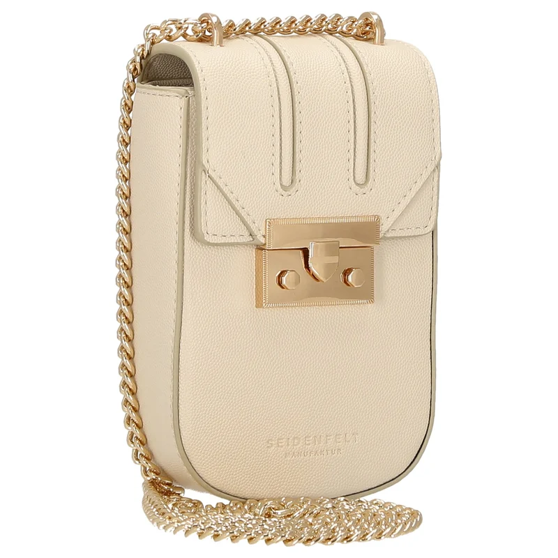 Seidenfelt Roros Mobile - Umhängetasche 18 cm (beige/gold)