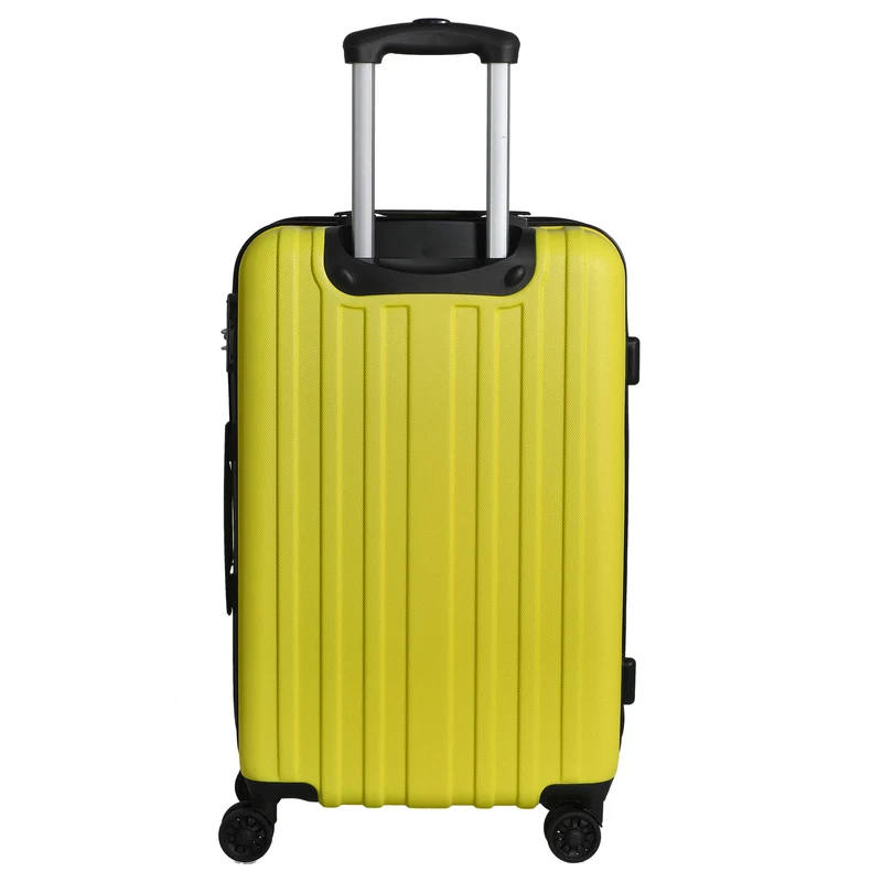 CHECK.IN Aurora - 4-Rollen-Trolley 67 cm (zitronengelb)