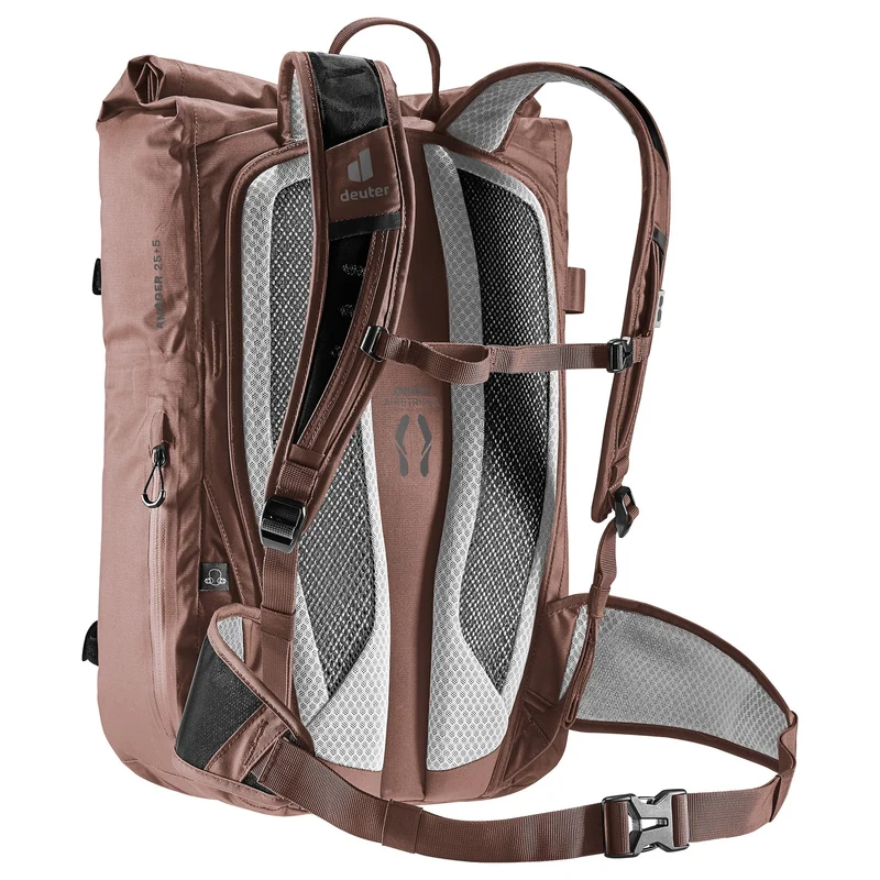 Deuter Amager 25+5 - wasserdichter Fahrradrucksack 15" 48 cm (raisin)
