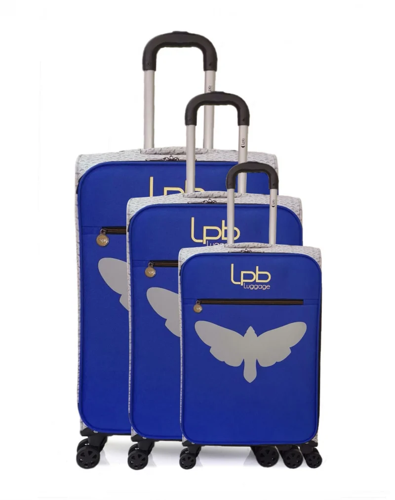LPB LUGGAGE - 3er-Set: Weichschalenkoffer CLARA