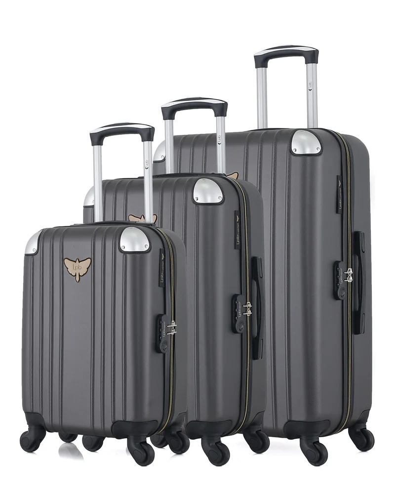 LPB LUGGAGE - 3er-Set: Hartschalenkoffer AMELIE-A