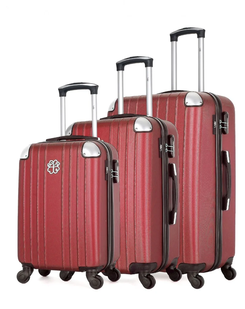 LPB LUGGAGE - 3er-Set: Hartschalenkoffer AMELIE-A