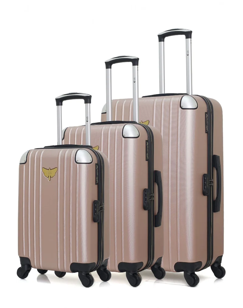 LPB LUGGAGE - 3er-Set: Hartschalenkoffer AMELIE-A