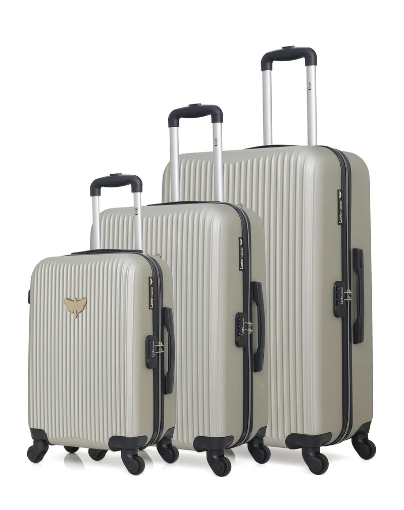 LPB LUGGAGE - 3er-Set: Hartschalenkoffer AGATA