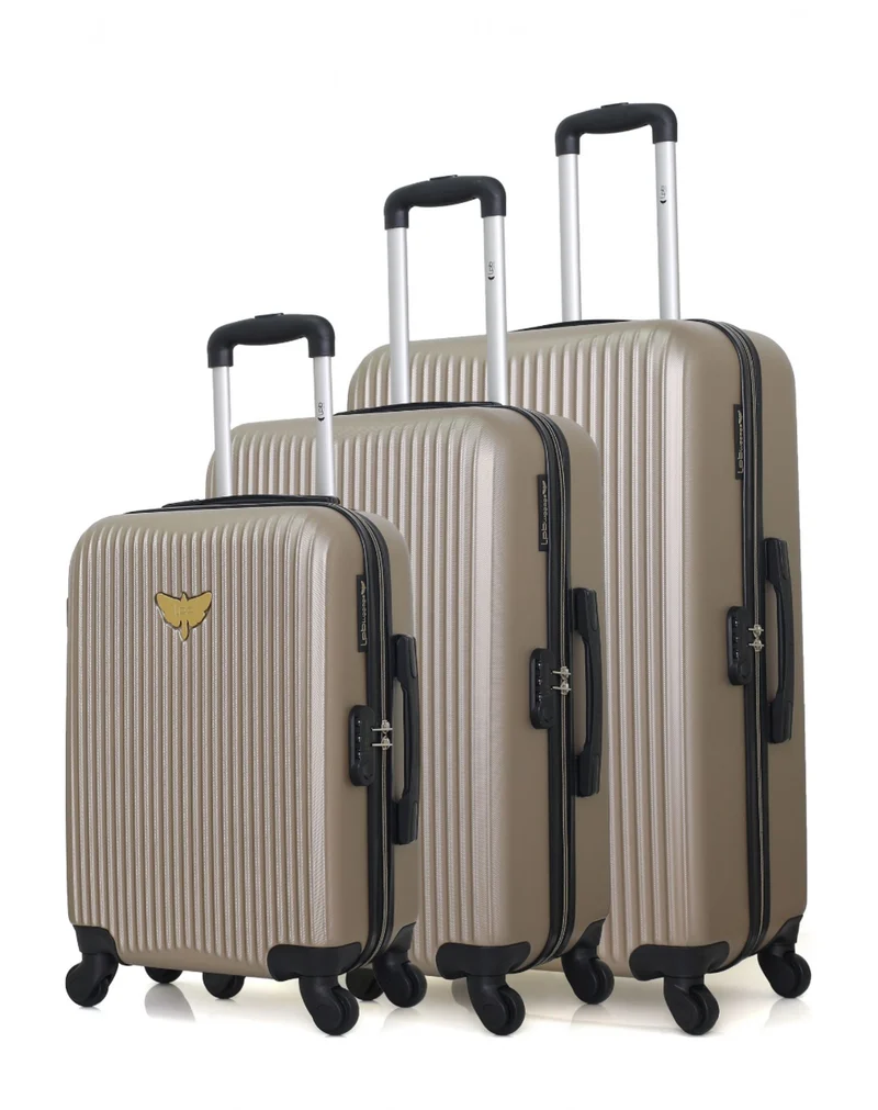 LPB LUGGAGE - 3er-Set: Hartschalenkoffer AGATA