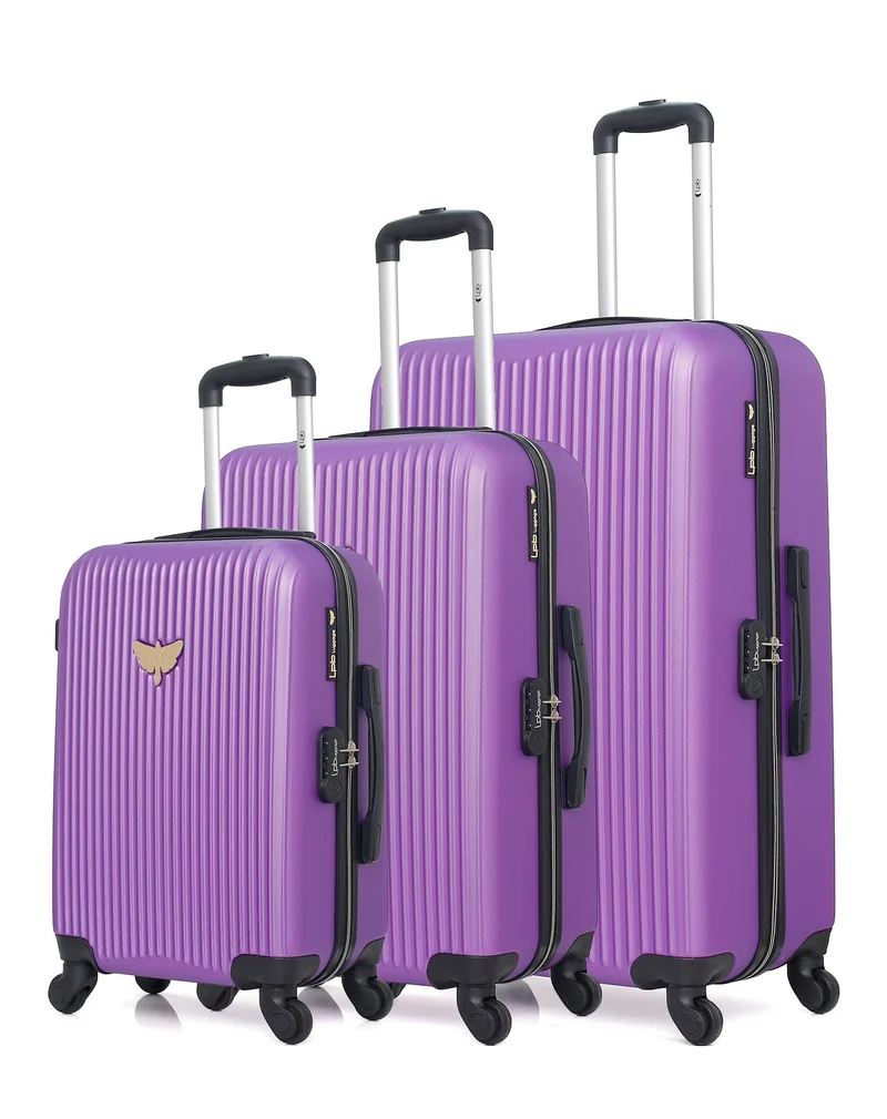LPB LUGGAGE - 3er-Set: Hartschalenkoffer AGATA