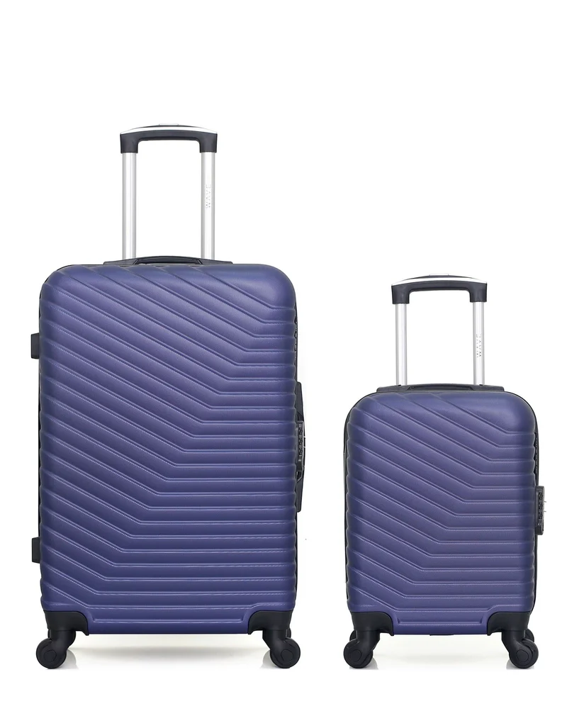 WAVE PARIS - 2er-Pack: Mittelgroßer Koffer und Handgepäck XXS LENA