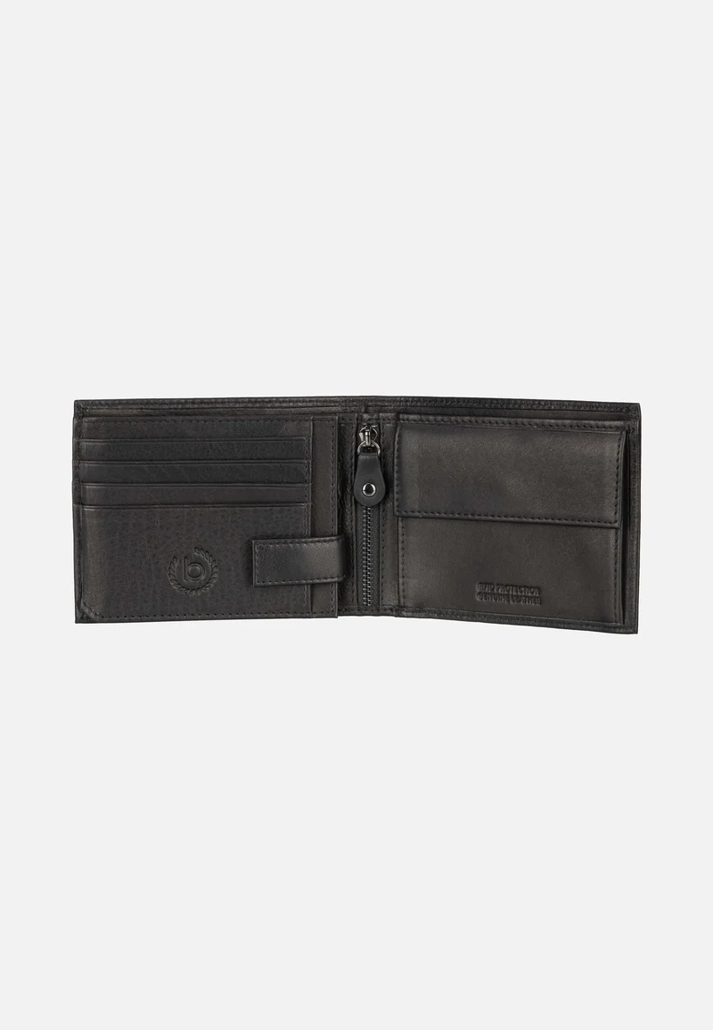 Nome Horizontal with Flap III Schwarz - Portemonnaie