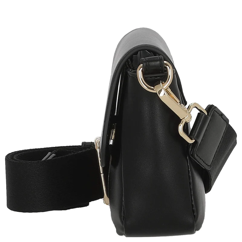 Seidenfelt Tolita - Umhängetasche 22 cm (black/gold)