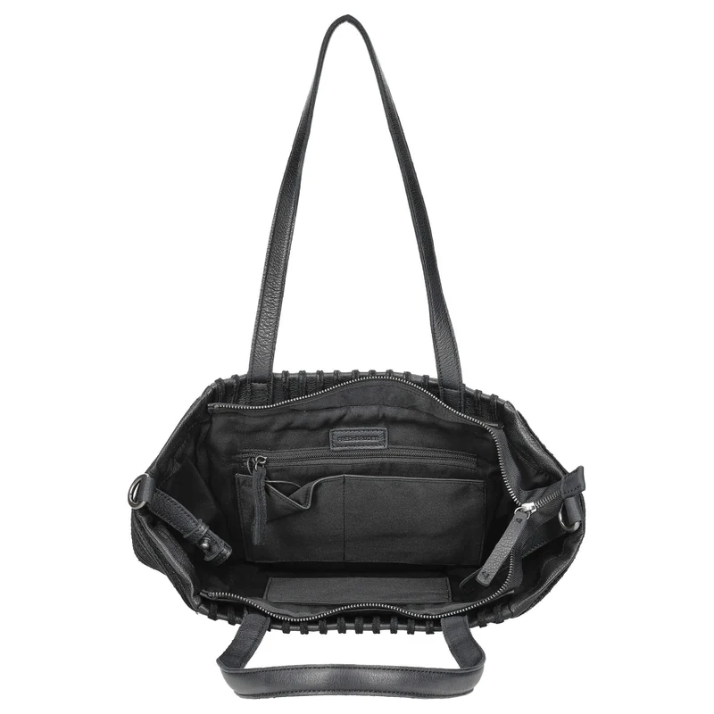 FREDsBRUDER Riffelhörnchen - Shopper 31 cm (black)