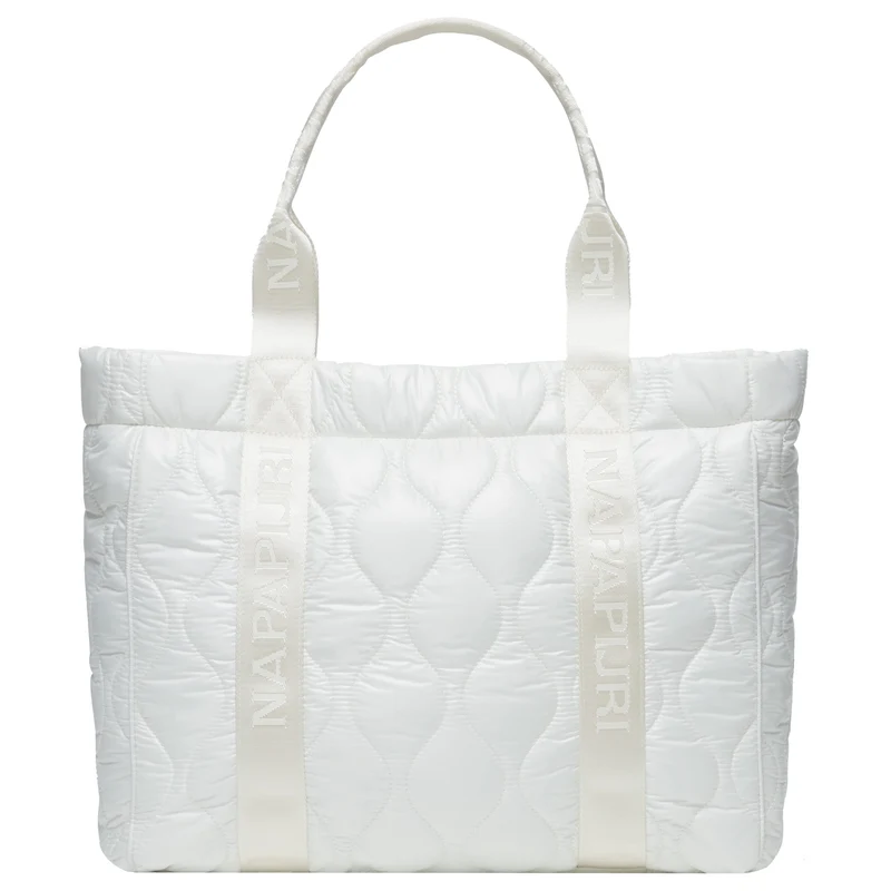 Napapijri Women's H-Nuage T - Shopper 42 cm (white heron)