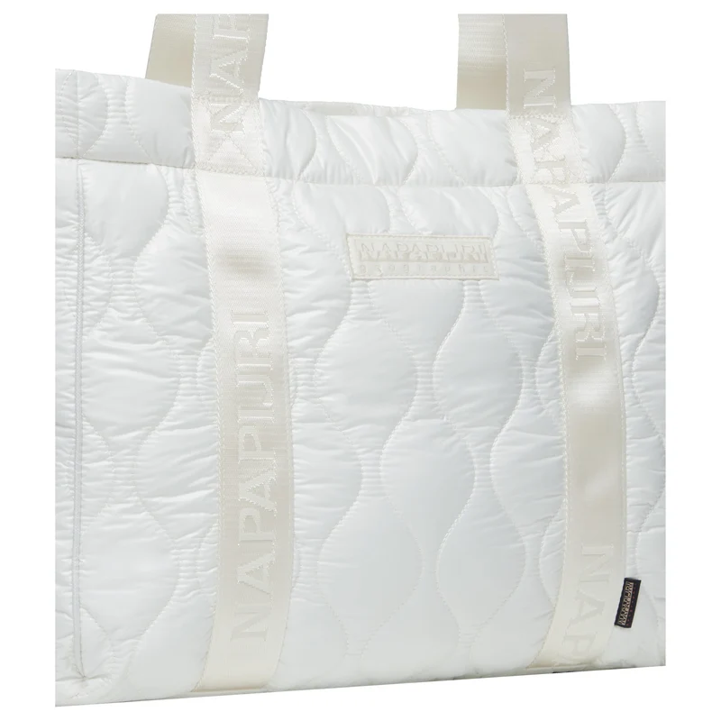 Napapijri Women's H-Nuage T - Shopper 42 cm (white heron)