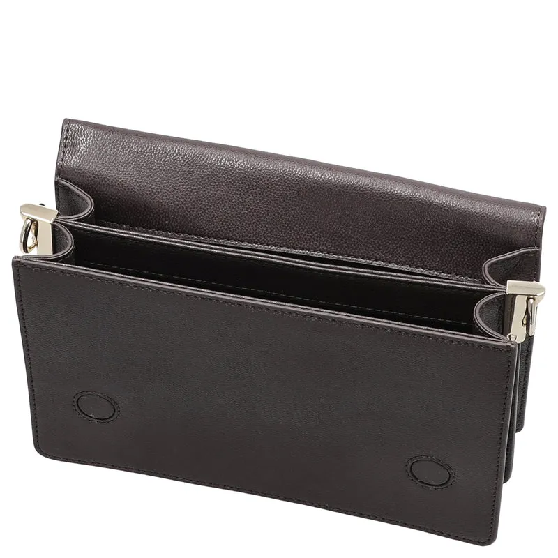 Aigner Livia - Umhängetasche + Tuch 24 cm M (espresso brown)