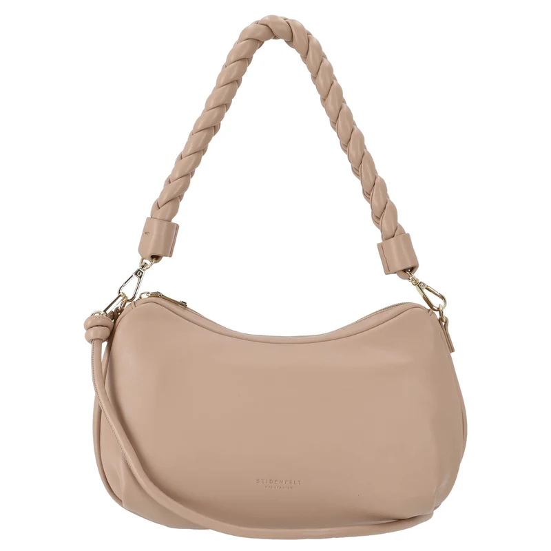 Seidenfelt Ikast Hobo - Umhängetasche 31 cm (beige/gold)