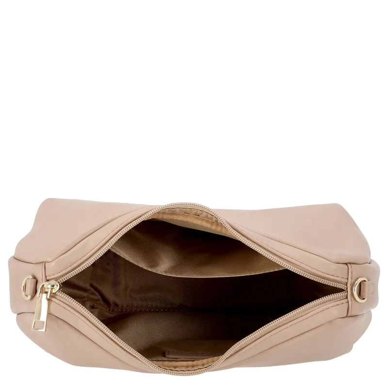 Seidenfelt Ikast Hobo - Umhängetasche 31 cm (beige/gold)