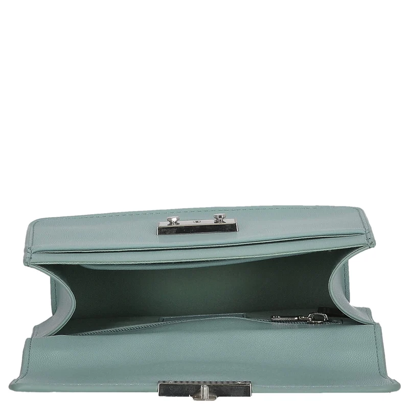 Seidenfelt Roros - Schultertasche 21 cm (dusty aqua)