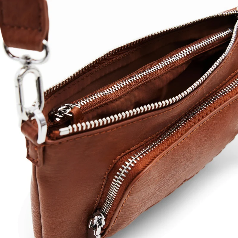 Desigual Half Logo Monica - Umhängetasche 24.5 cm (cuero west)