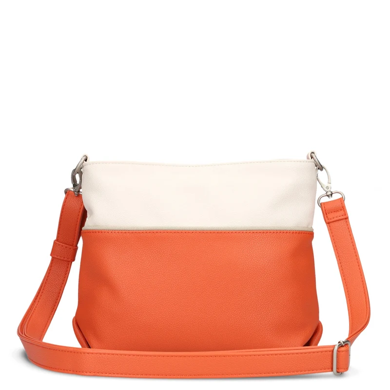 zwei Jana J8 - Schultertasche 27 cm (papaya)