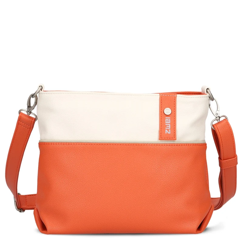 zwei Jana J8 - Schultertasche 27 cm (papaya)