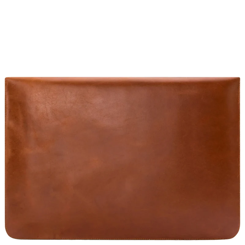 Buckle & Seam Terra Laptop Sleeve 15'' - Laptophülle 39 cm (cognac)