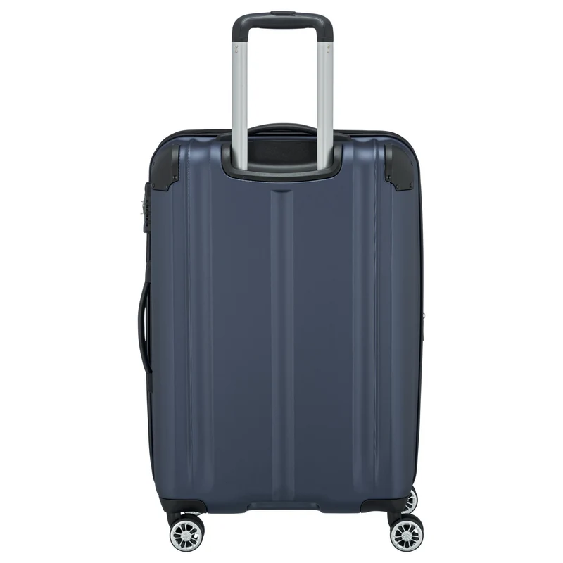 Travelite City - 4-Rollen-Trolley erw. M 68 cm (marine)
