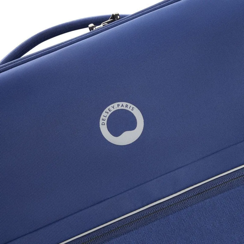 Delsey Paris Brochant 2.0 - 4-Rollen-Kabinentrolley S 55 cm erw. (blau)