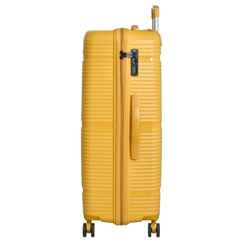 D&N Travel Line 4200 - 4-Rollen Trolley-Set 3tlg (yellow)